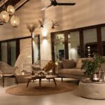 @The Breeze villa Bonaire, veranda lounge evening