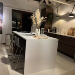 @The Breeze villa Bonaire, kitchen island