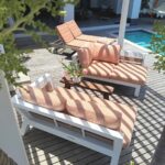 @The Breeze villa Bonaire, sunbeds pool